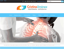 Tablet Screenshot of cjfisioterapia.com